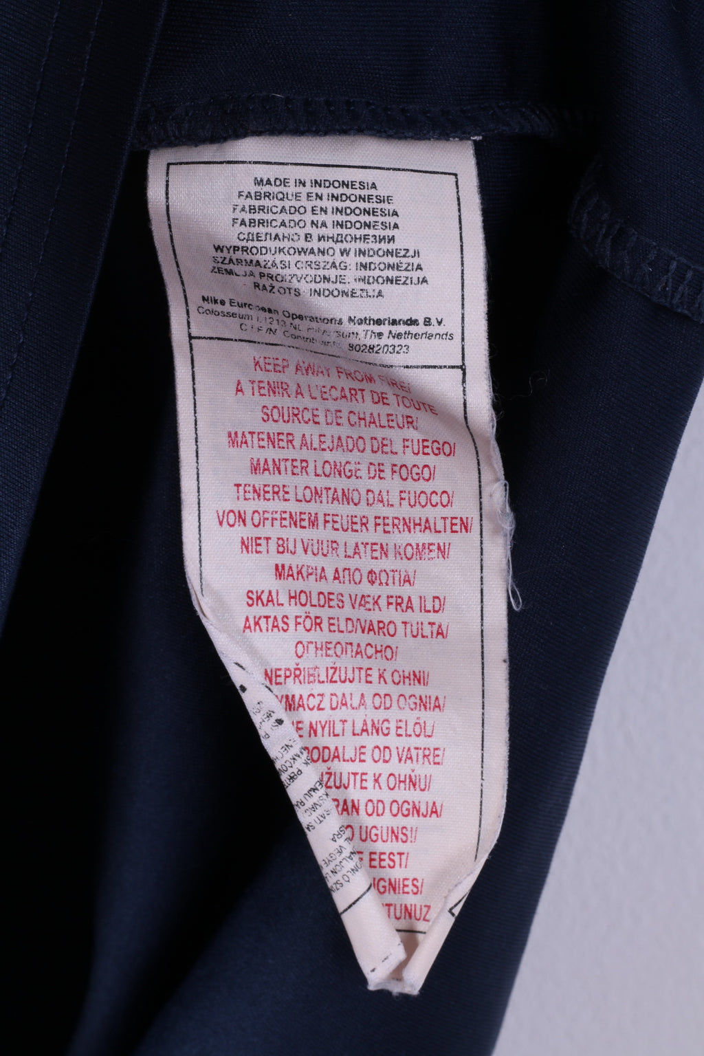 Maglia Nike da bambino XL 18-20 girocollo blu scuro sportivo