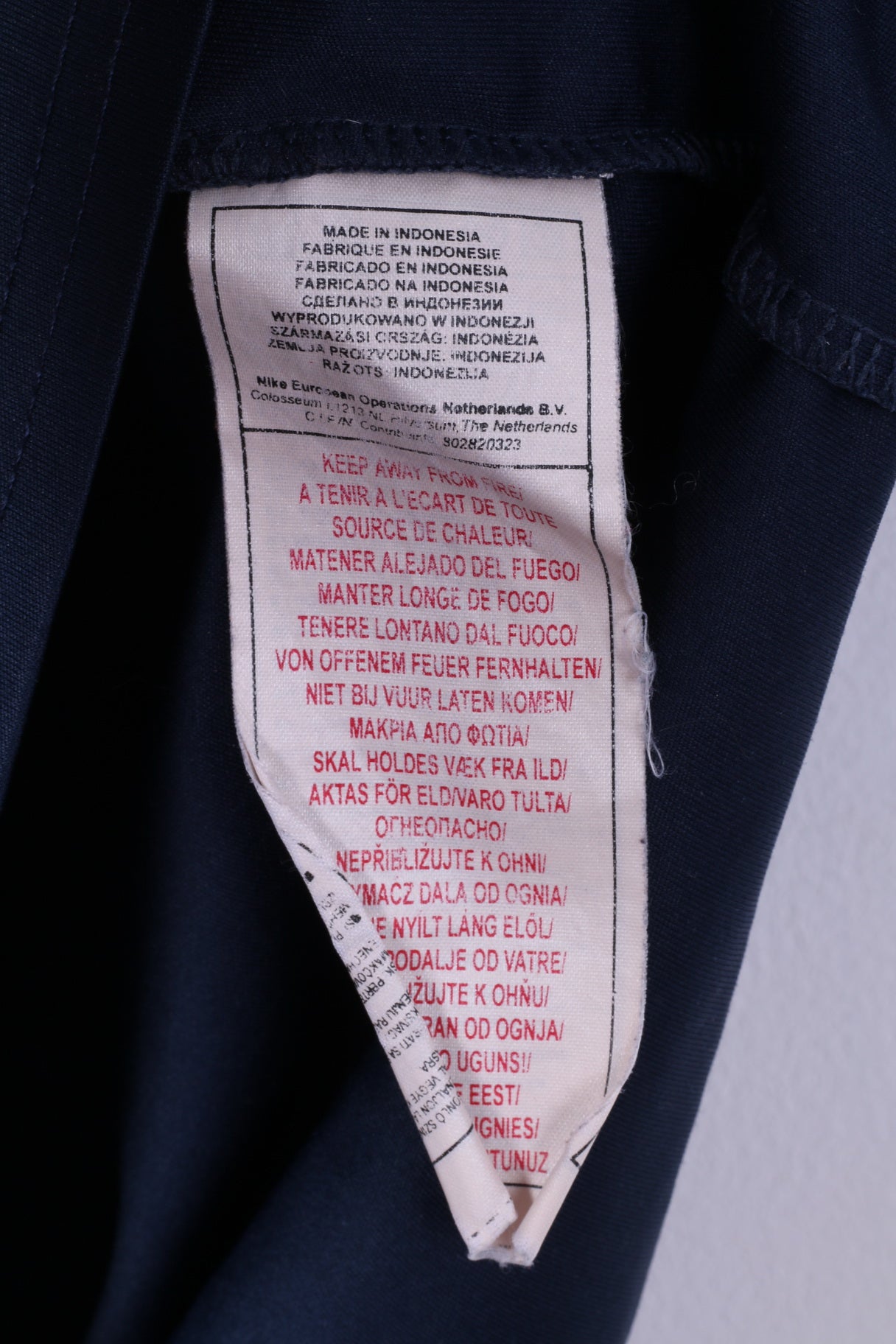 Maglia Nike da bambino XL 18-20 girocollo blu scuro sportivo