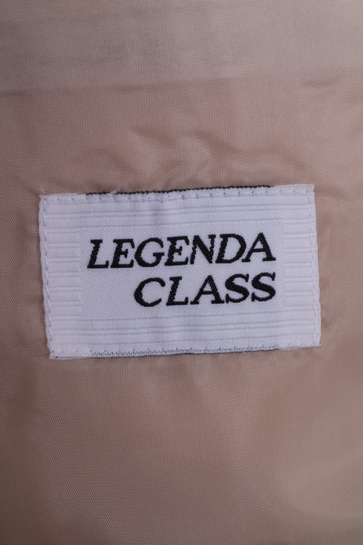 Legenda Class Men 56 46 Blazer Giacca monopetto lucida in misto lana a righe tortora