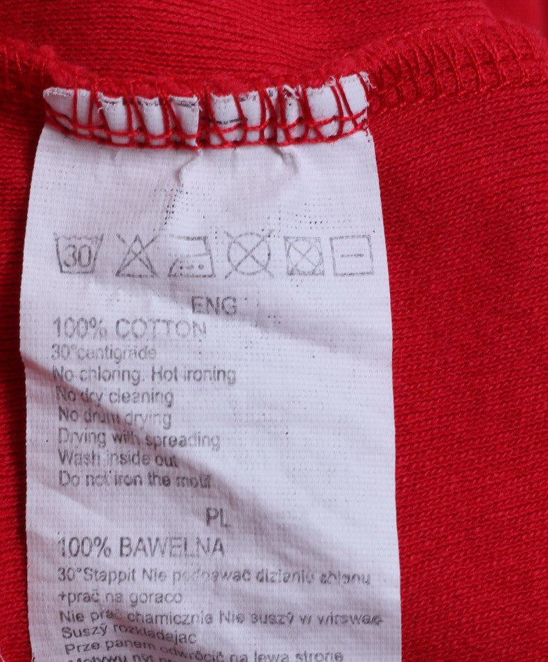 Chemise décontractée Darx Youth XXL à manches longues en coton rouge puissance énergétique