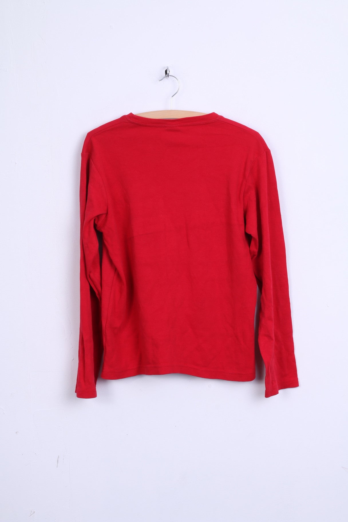 Chemise décontractée Darx Youth XXL à manches longues en coton rouge puissance énergétique