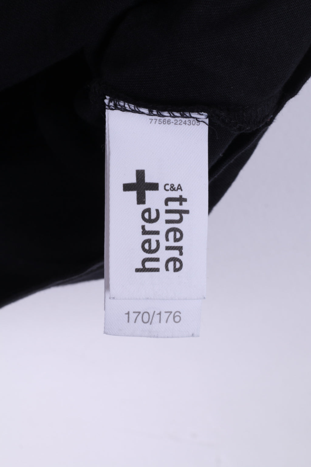 T-shirt C&amp;A Here There ragazzi 16 anni 176 Grapic cotone nero girocollo Supreme 