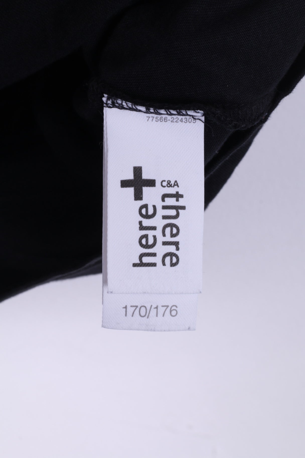 T-shirt C&amp;A Here There ragazzi 16 anni 176 Grapic cotone nero girocollo Supreme 