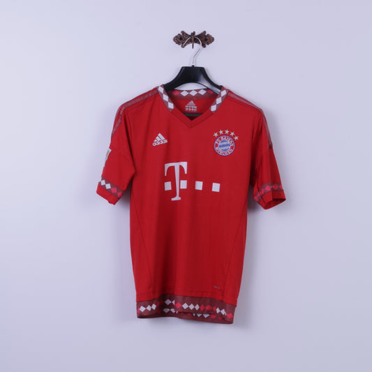 Maglia Adidas da donna 10 M rossa Bayern Munchen Football # 7 Ribery Jersey Top