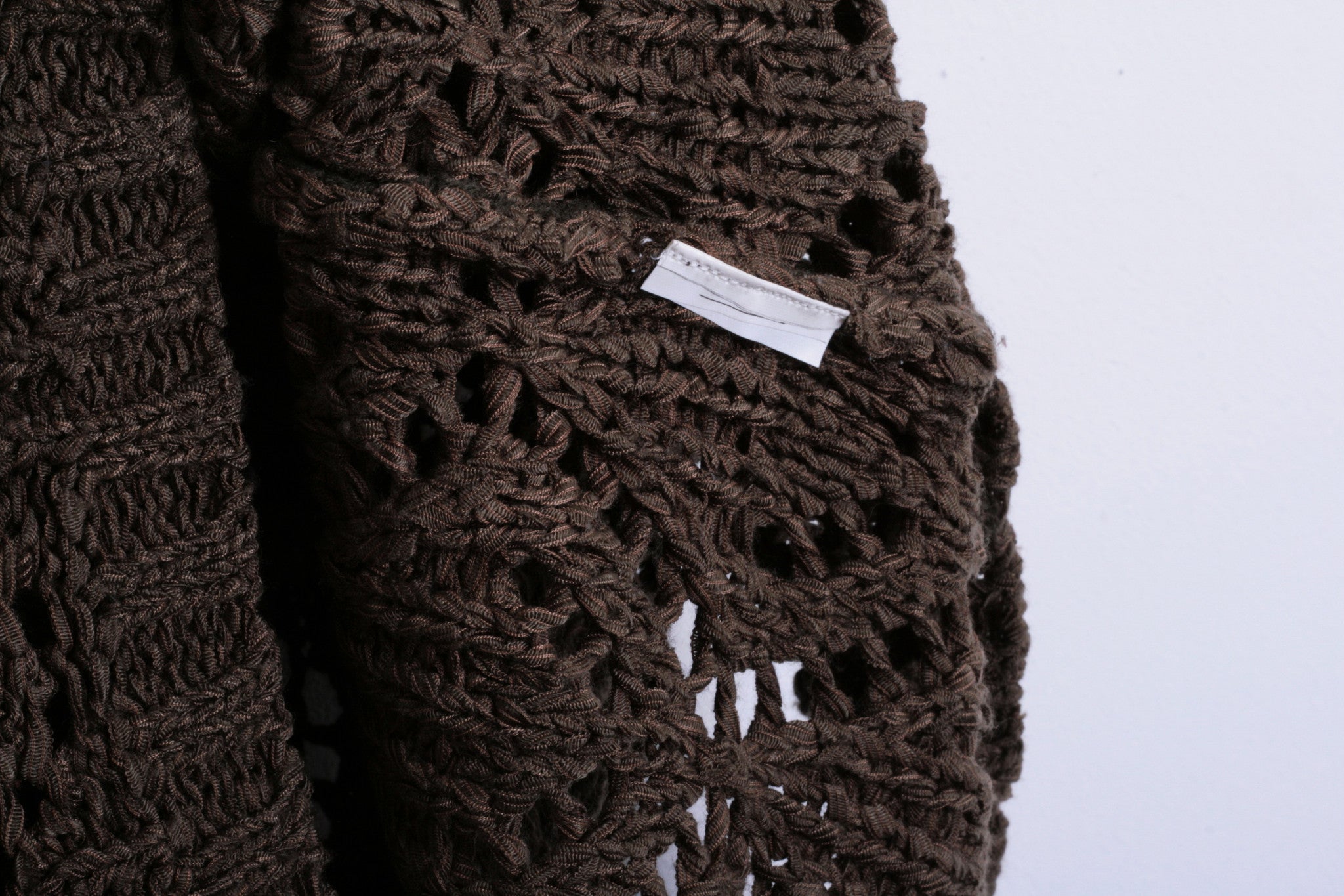 Biba Womens 3 M Sleeveless Brown Knitted Top Vest Retro - RetrospectClothes