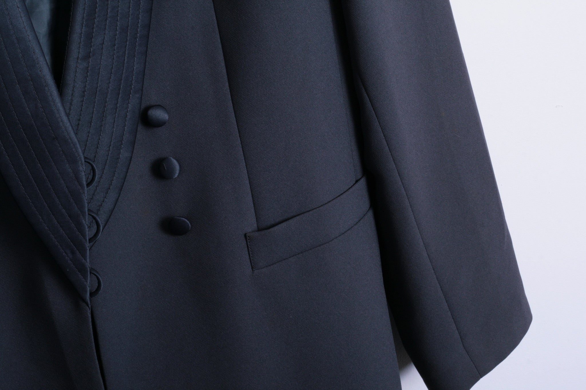 Kasper A.S.L. Womens 12 L Blazer Jacket Dark Green Top Suit Vintage - RetrospectClothes