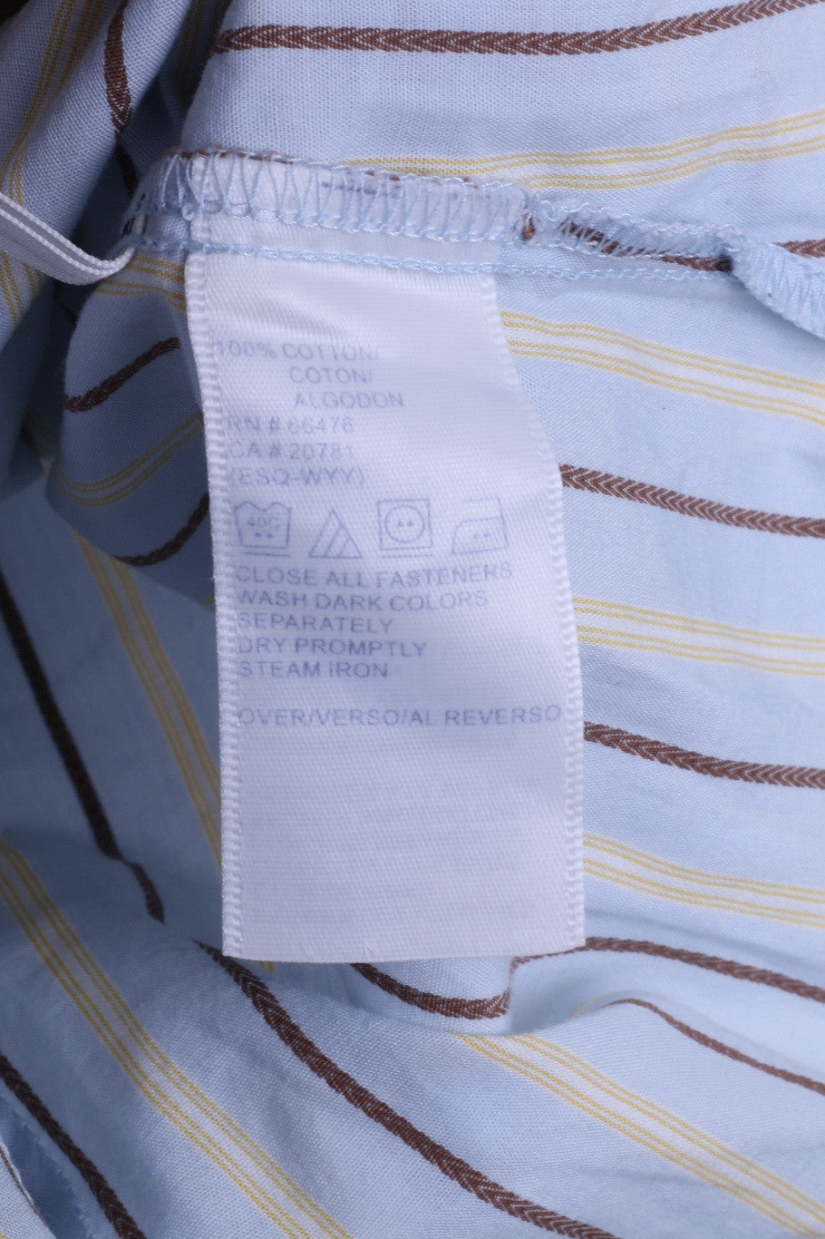 Tommy Hilfiger Womens 10 M Casual Shirt Striped Blue 2 Button Collar Bend - RetrospectClothes