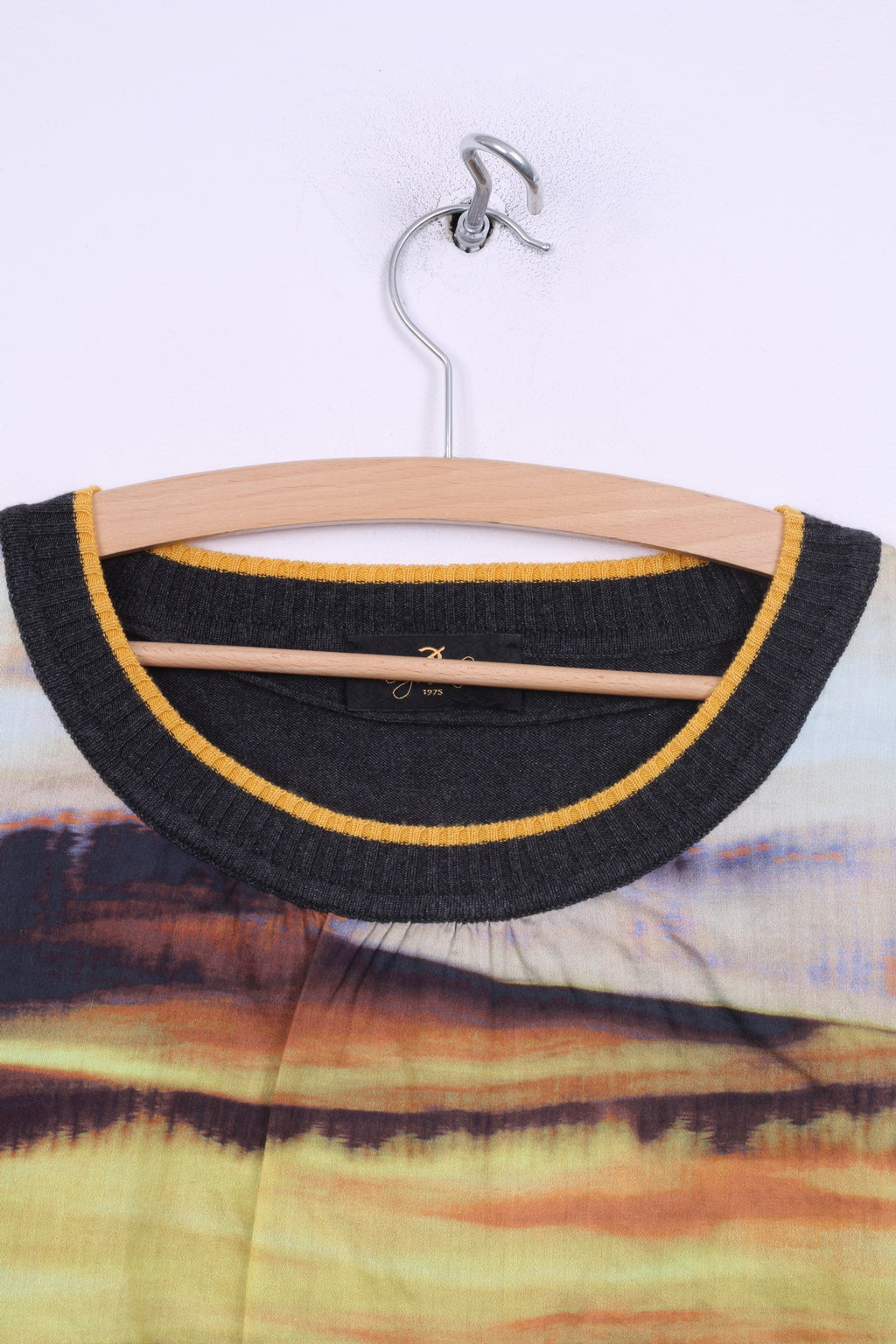 Eugen Klein Camicia da donna 20 2XL senza maniche grigia veterinaria Top multicolore davanti 