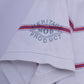 Ben Sherman Mens XL (L) Polo Shirt White Cotton Striped Eyre Street Hill Top