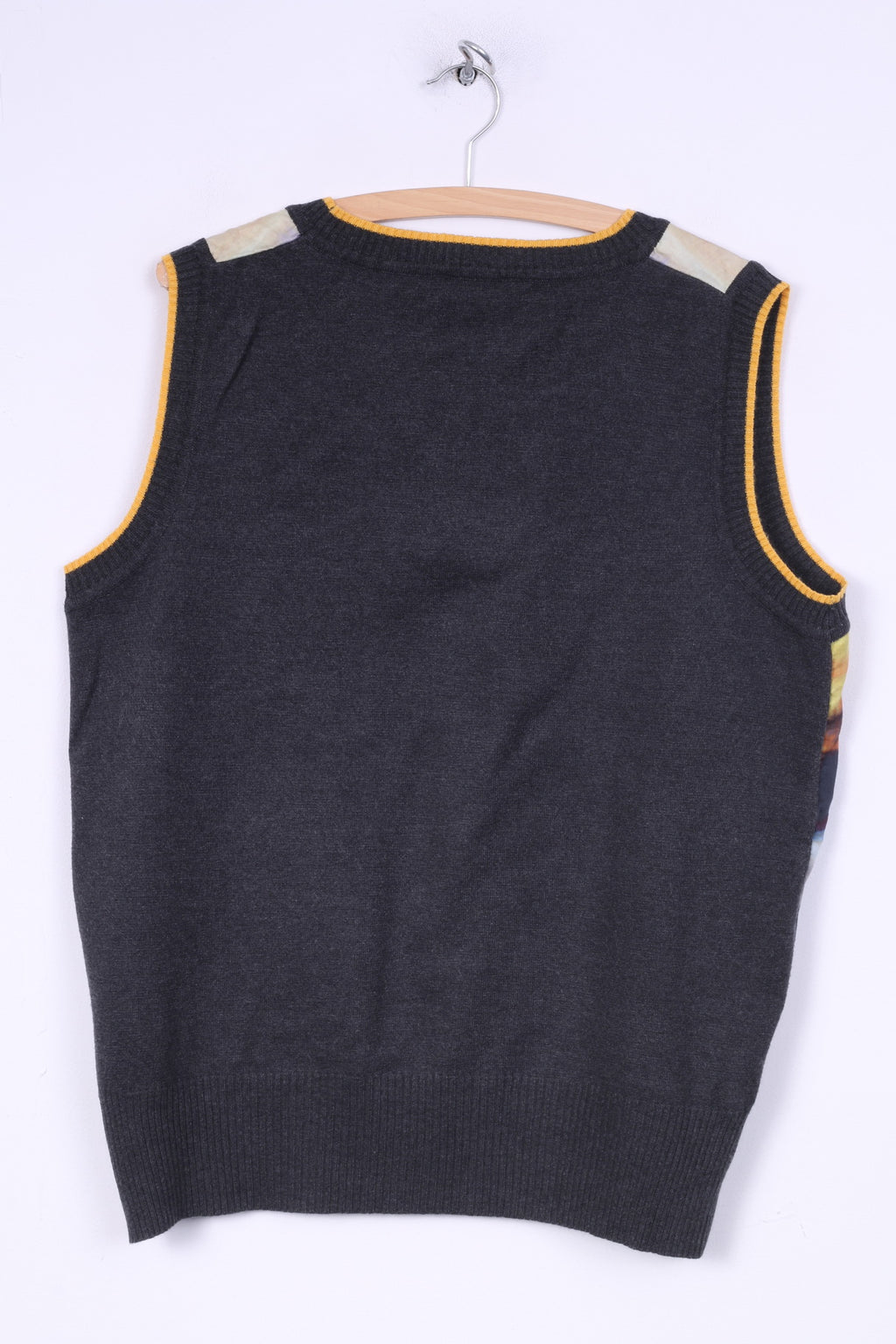 Eugen Klein Camicia da donna 20 2XL senza maniche grigia veterinaria Top multicolore davanti 