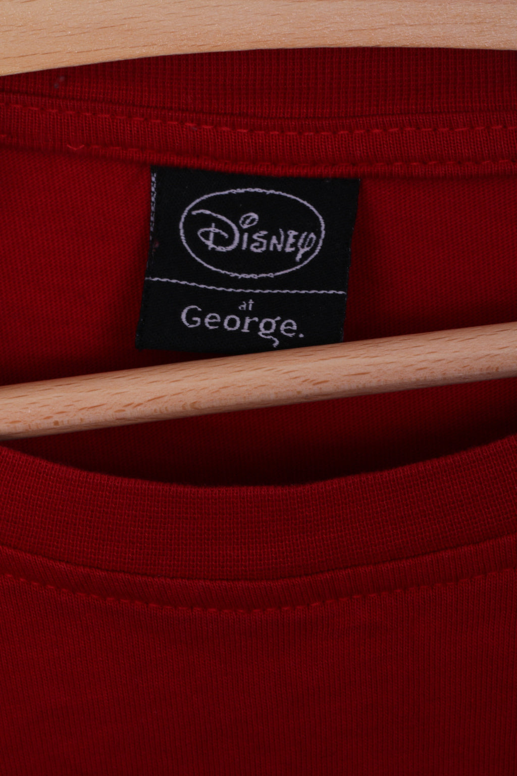 Disney at George T-shirt grafica da uomo girocollo rossa I Devo It's Off To Work We Go!