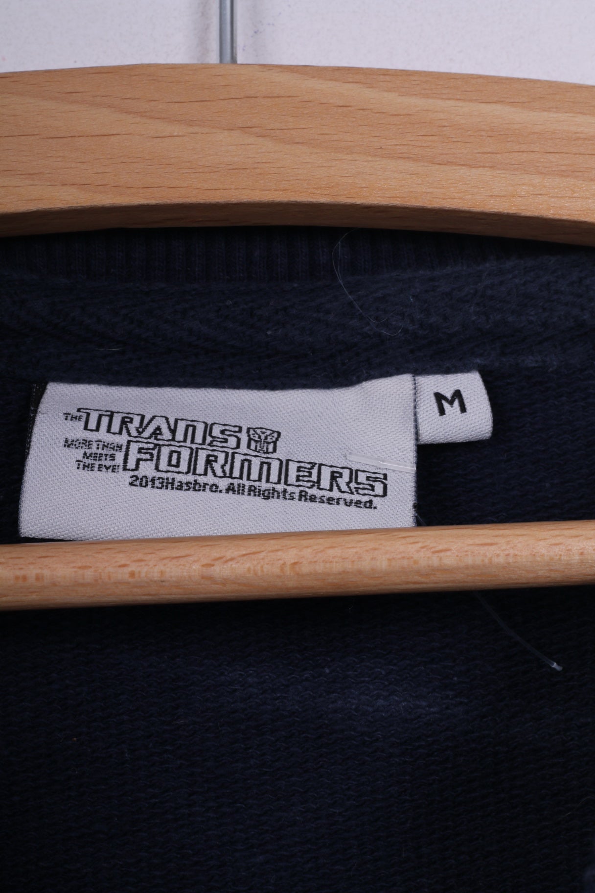 Cedar Wood State Transformes Womens M Sweatshirt Graphic Jumper Cotton Navy Sportswear