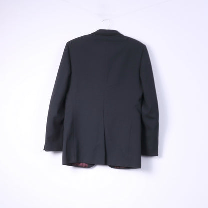 C&amp;A Uomo 102 40'' M Blazer Giacca nera Monopetto Top da sposa