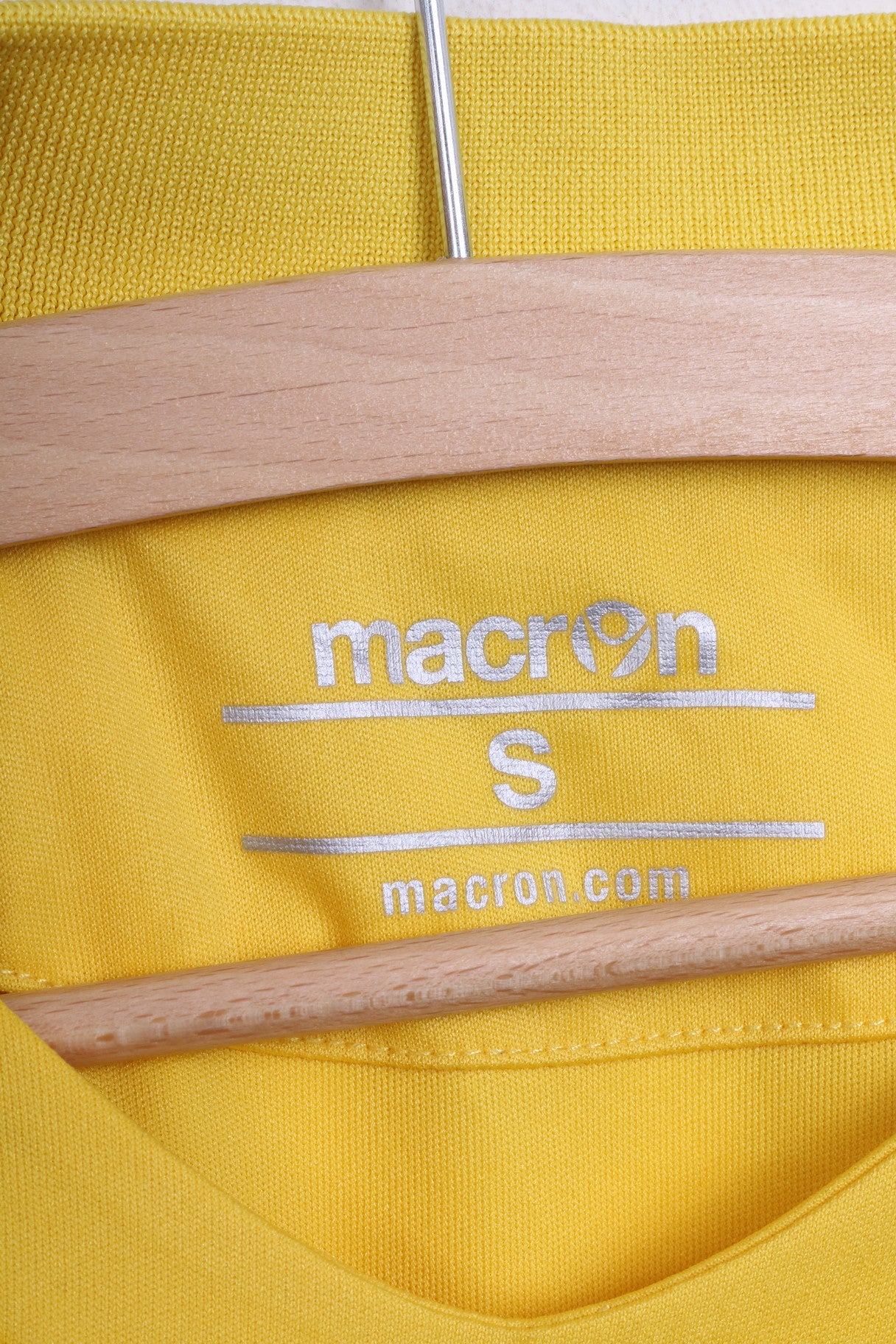Potters Bar Crusaders Macron Mens S Polo Shirt Yellow Sport - RetrospectClothes