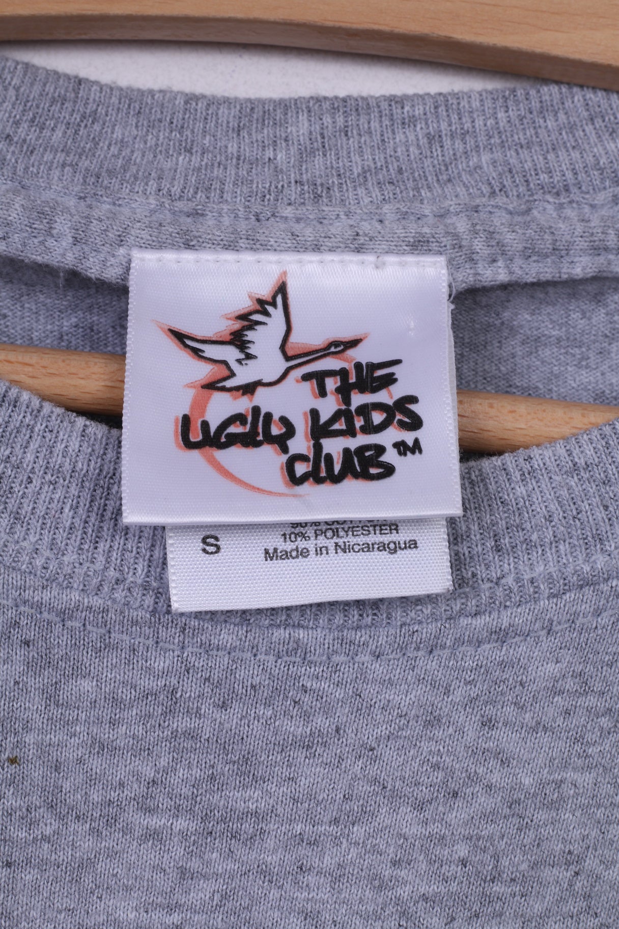 The Ugly Kids Club T-shirt graphique à manches courtes et col rond pour homme Gris 