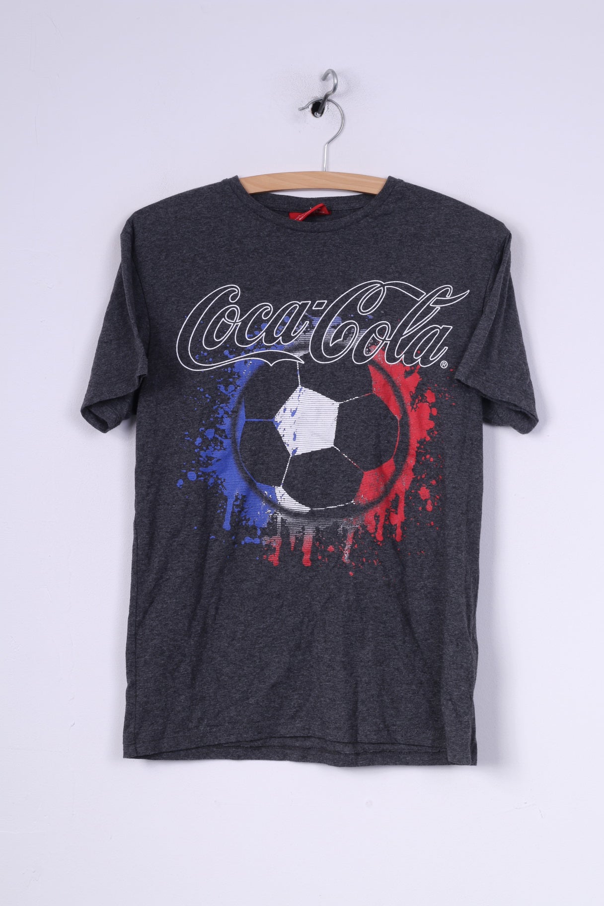 Cedar Wood State Coca -Cola Mens S T-Shirt Graphic Grey Cotton Top