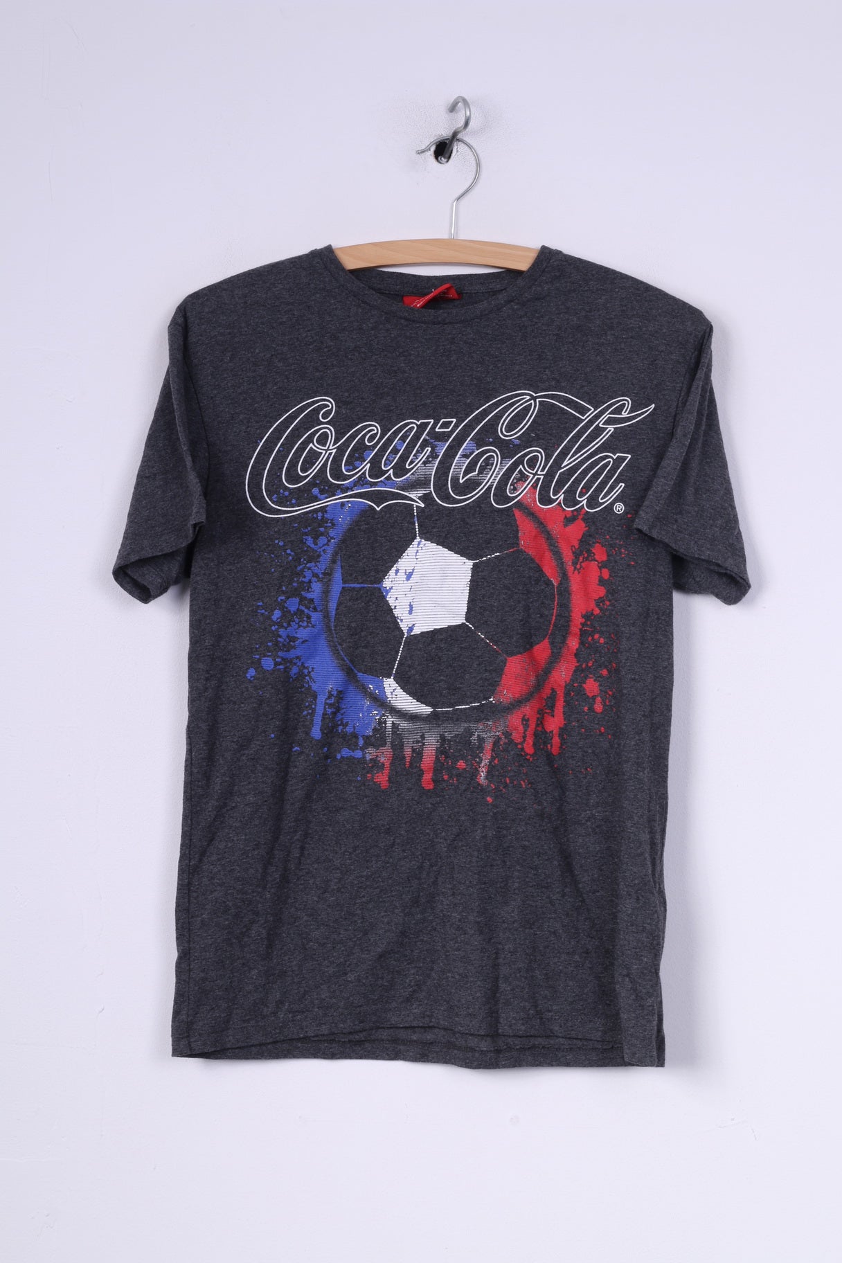 Cedar Wood State Coca -Cola T-Shirt S pour hommes, haut en coton gris graphique 