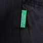 United Colors Of Benetton Men 50 40 Suit Blazer Trousers Black Striped Single Breasted Stretch