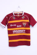 KooGa Giants Womens XS/S Rugby Shirt Maroon Orange Top Sport - RetrospectClothes