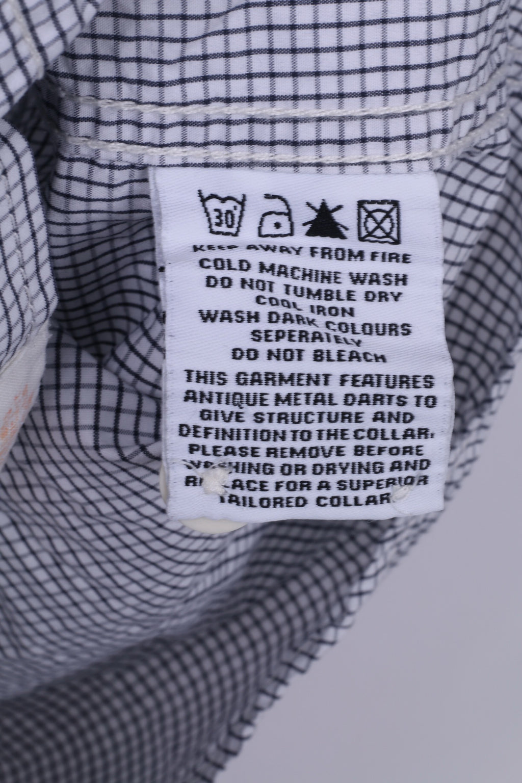 Superdry Chemise décontractée L pour homme à carreaux blancs à manches longues en coton 