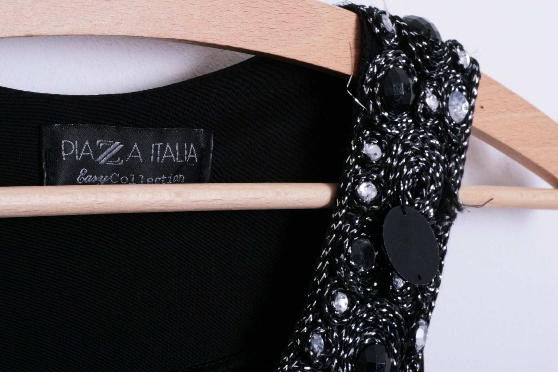 Piaza Italia Womens S Blouse Bids Black Long Tunic Sleeveless - RetrospectClothes