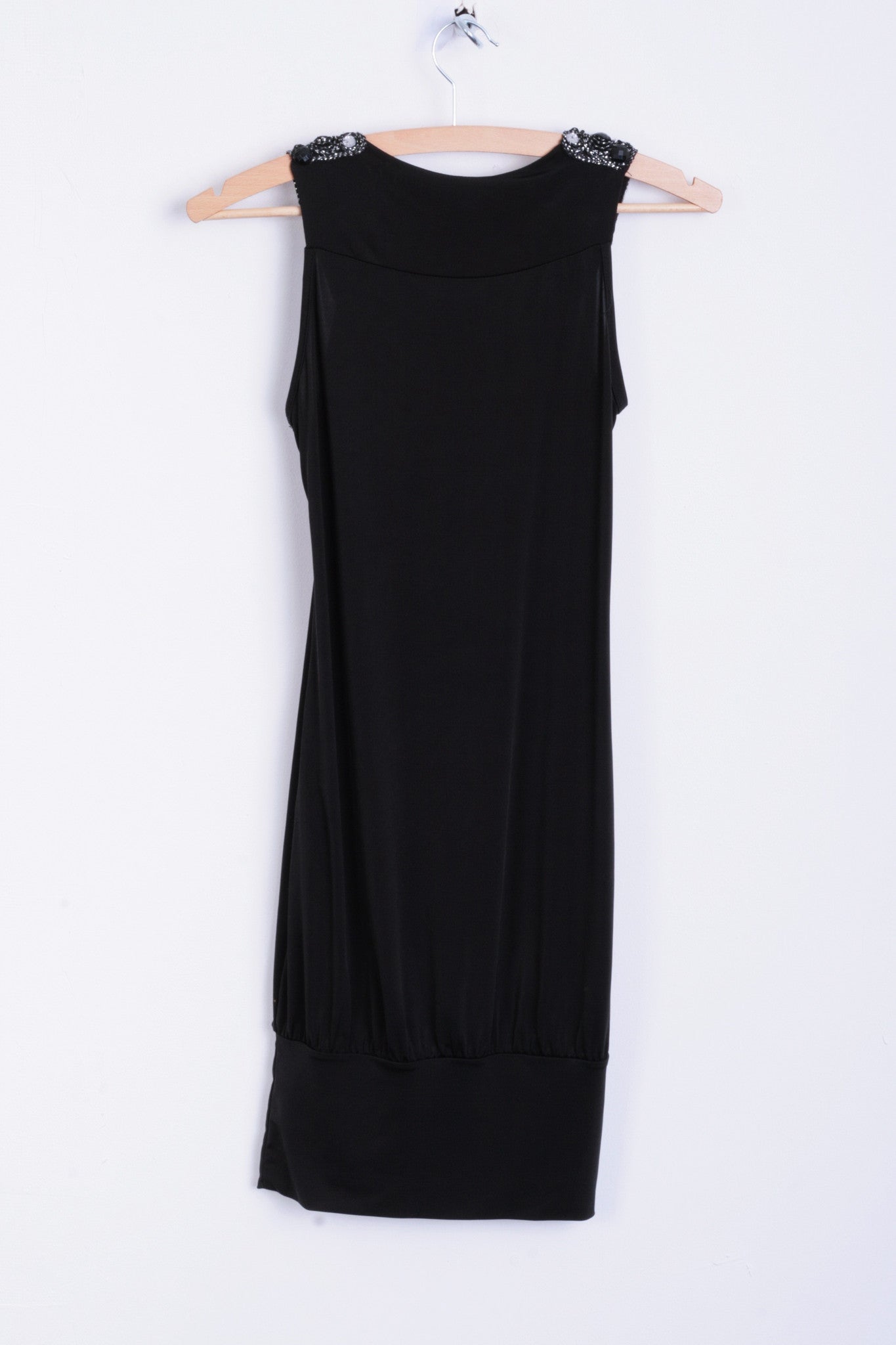 Piaza Italia Womens S Blouse Bids Black Long Tunic Sleeveless - RetrospectClothes