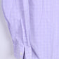Charles Tyrwhitt Mens M 39 Casual Shirt Check Cotton Purple Long Sleeve