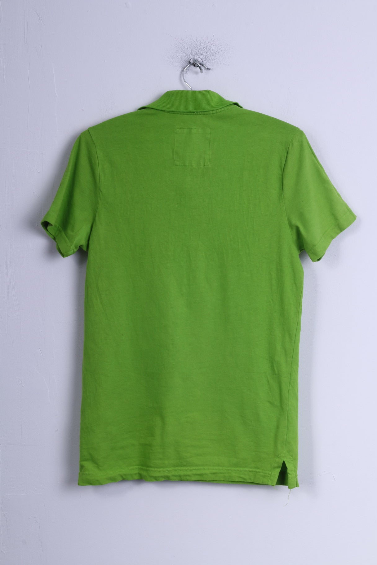 Hollister California Mens M Polo Shirt Green Cotton Short Sleeve