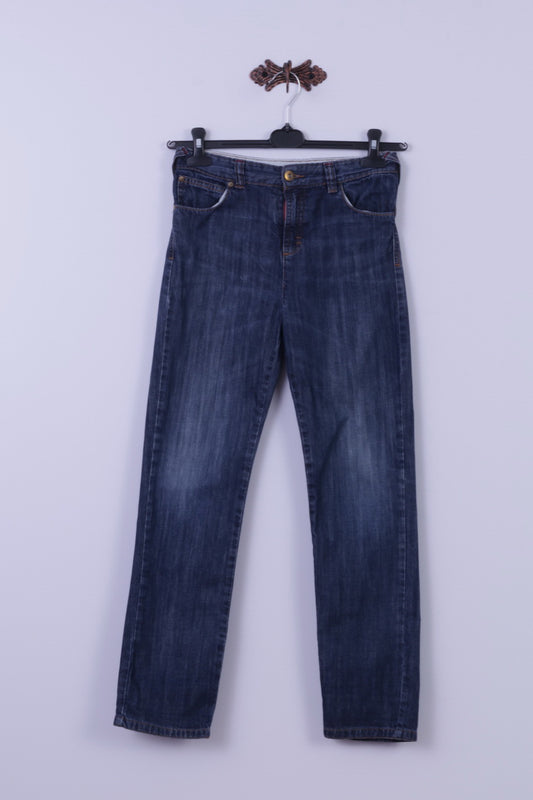 Pantaloni jeans Tom Joule per ragazzi di 11-12 anni Pantaloni classici in denim di cotone blu scuro 