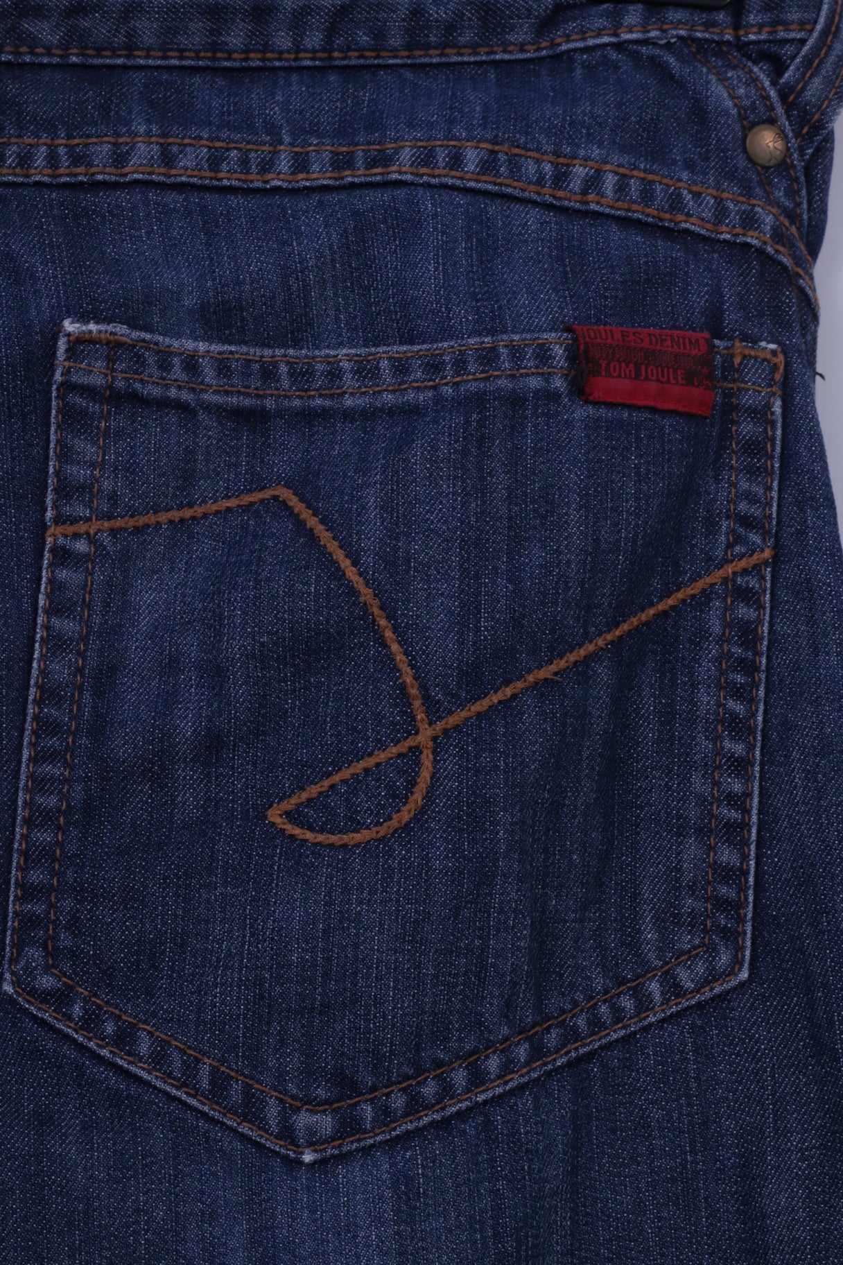 Tom Joule Pantalon en jean classique en coton bleu marine pour garçon 11-12 ans 