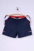 Umbro Boys 22/24'' MB M Shorts Navy Sportswear Training Mesh Lined