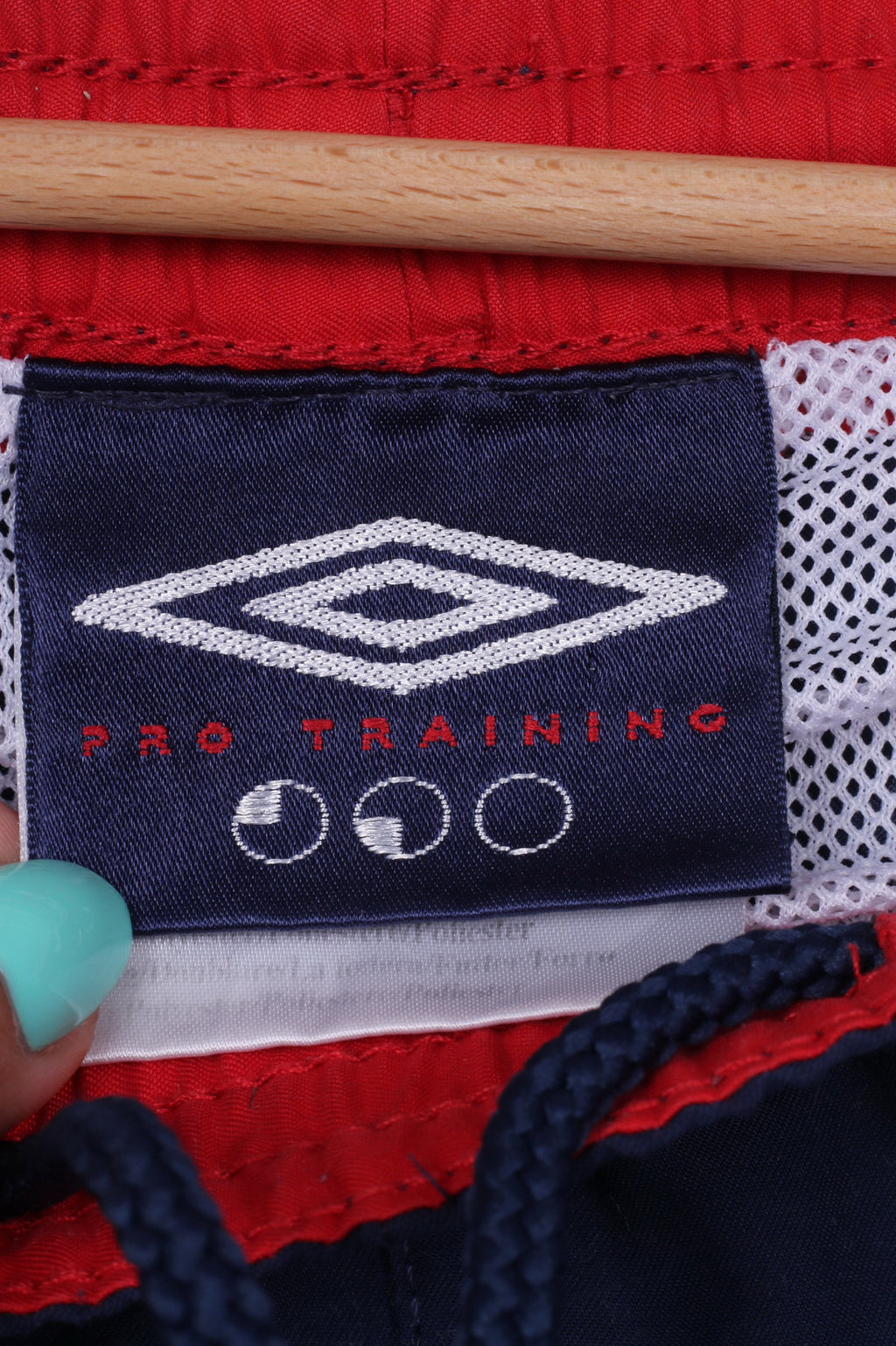 Umbro Boys 22/24'' MB M Shorts Navy Sportswear Training Mesh Lined