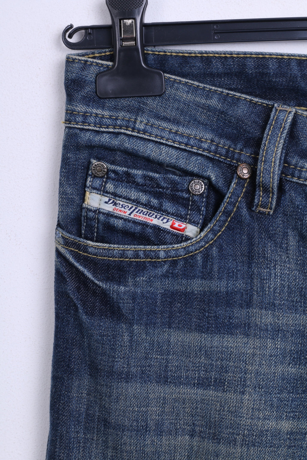 Diesel Industry Womens Trousers 28 Jeans Denim Blue Cotton Italy - RetrospectClothes