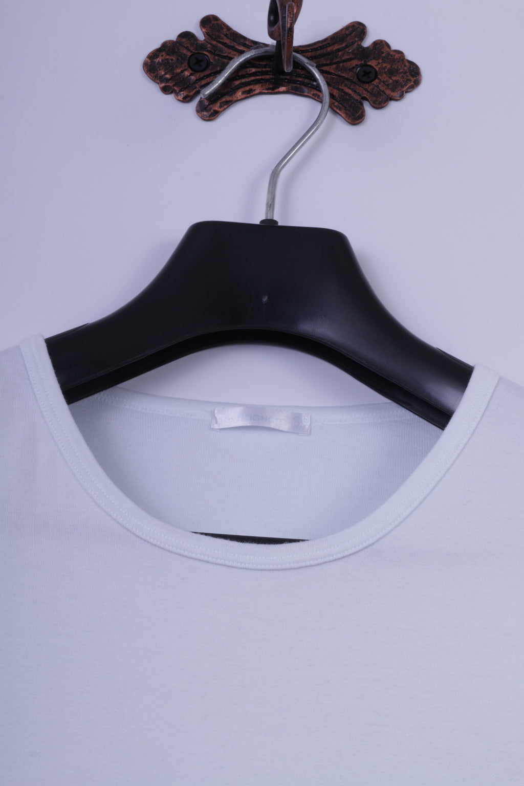 Nottingham Mens 6 M Shirt White Cotton Stretch Classic Base Tank Top Sleeveless