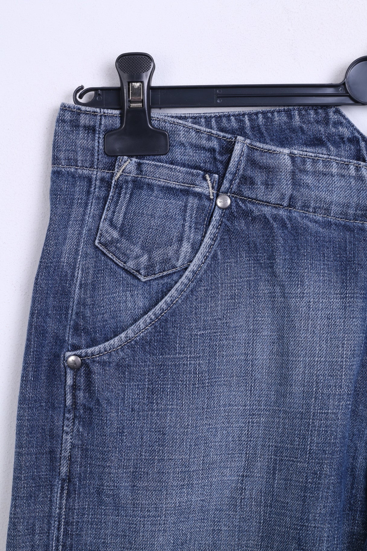 MUSTANG Womens Trousers W28 L32 Jeans Blue Cotton Denim - RetrospectClothes