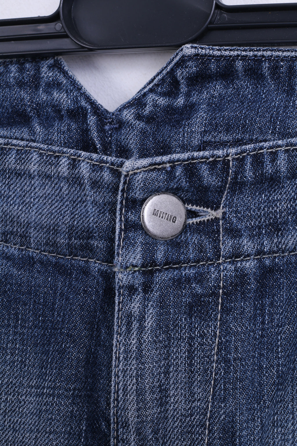 MUSTANG Womens Trousers W28 L32 Jeans Blue Cotton Denim - RetrospectClothes