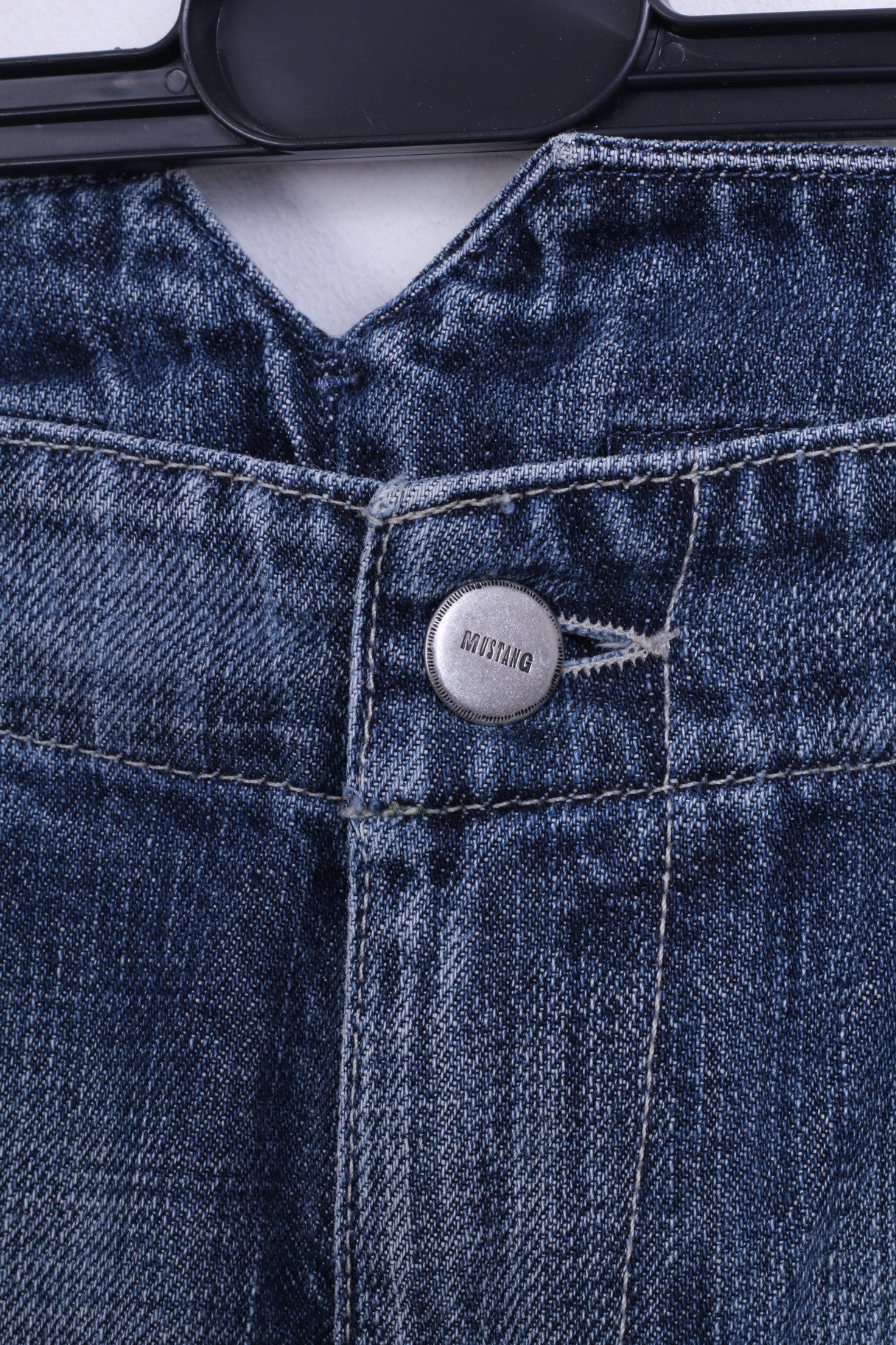 MUSTANG Womens Trousers W28 L32 Jeans Blue Cotton Denim - RetrospectClothes