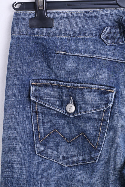 MUSTANG Womens Trousers W28 L32 Jeans Blue Cotton Denim - RetrospectClothes