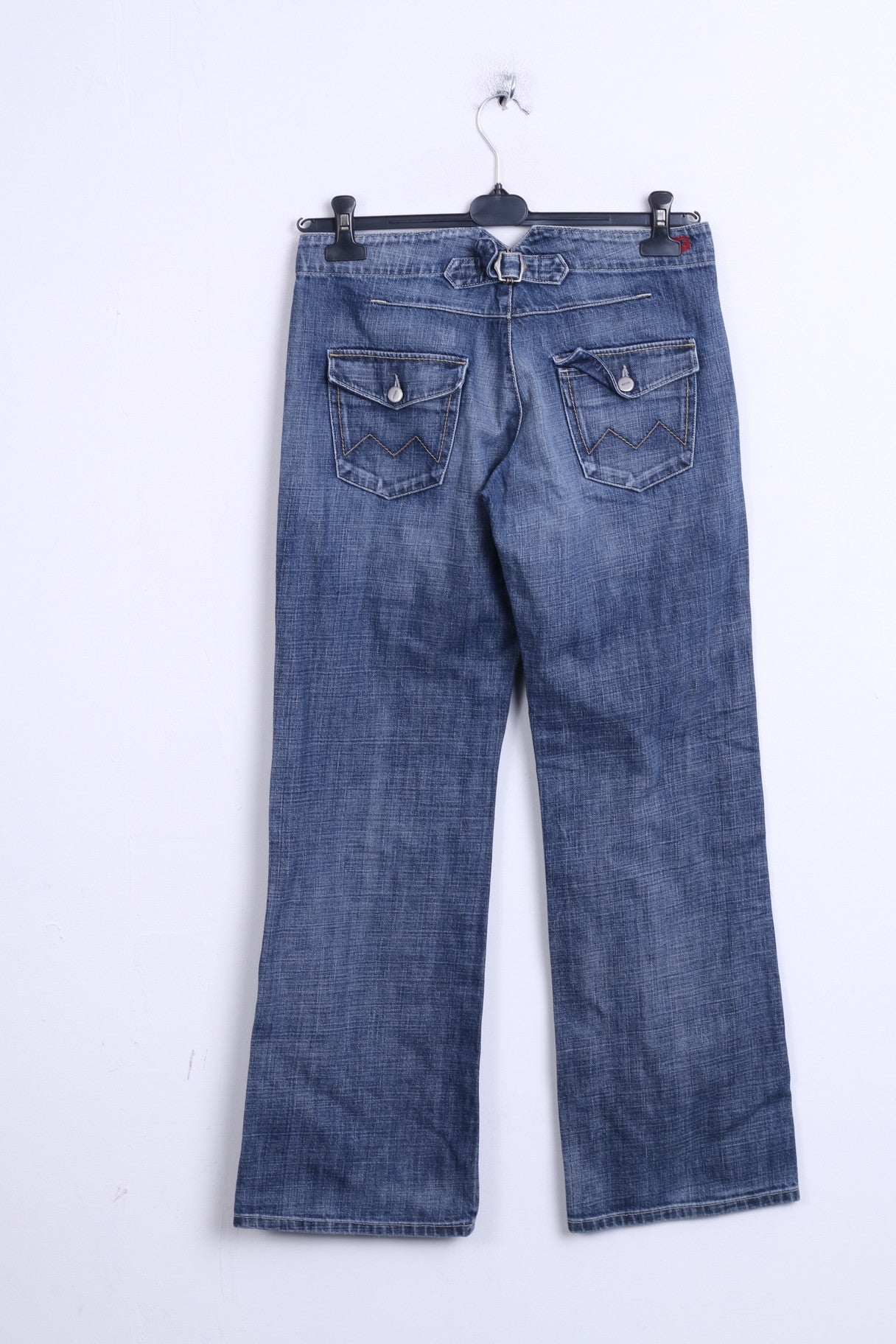 MUSTANG Womens Trousers W28 L32 Jeans Blue Cotton Denim - RetrospectClothes