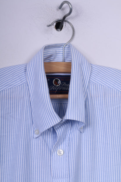 Camicia casual da uomo Peak Performance, colletto button down, manica lunga a righe 