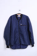 Kansas Mens 2XL 47/49 Jacket Bomber Thermo Quilted Navy - RetrospectClothes