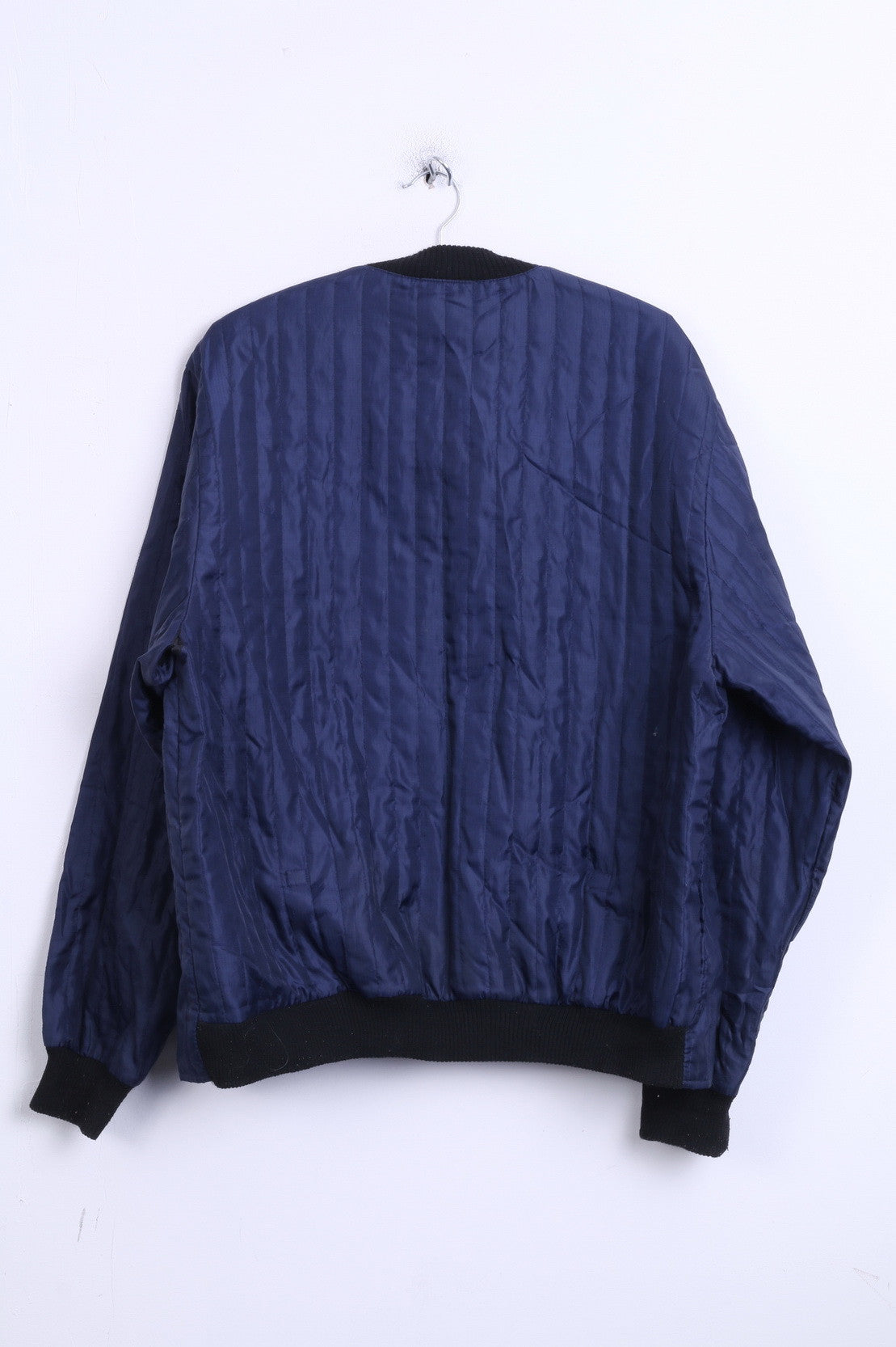 Kansas Mens 2XL 47/49 Jacket Bomber Thermo Quilted Navy - RetrospectClothes