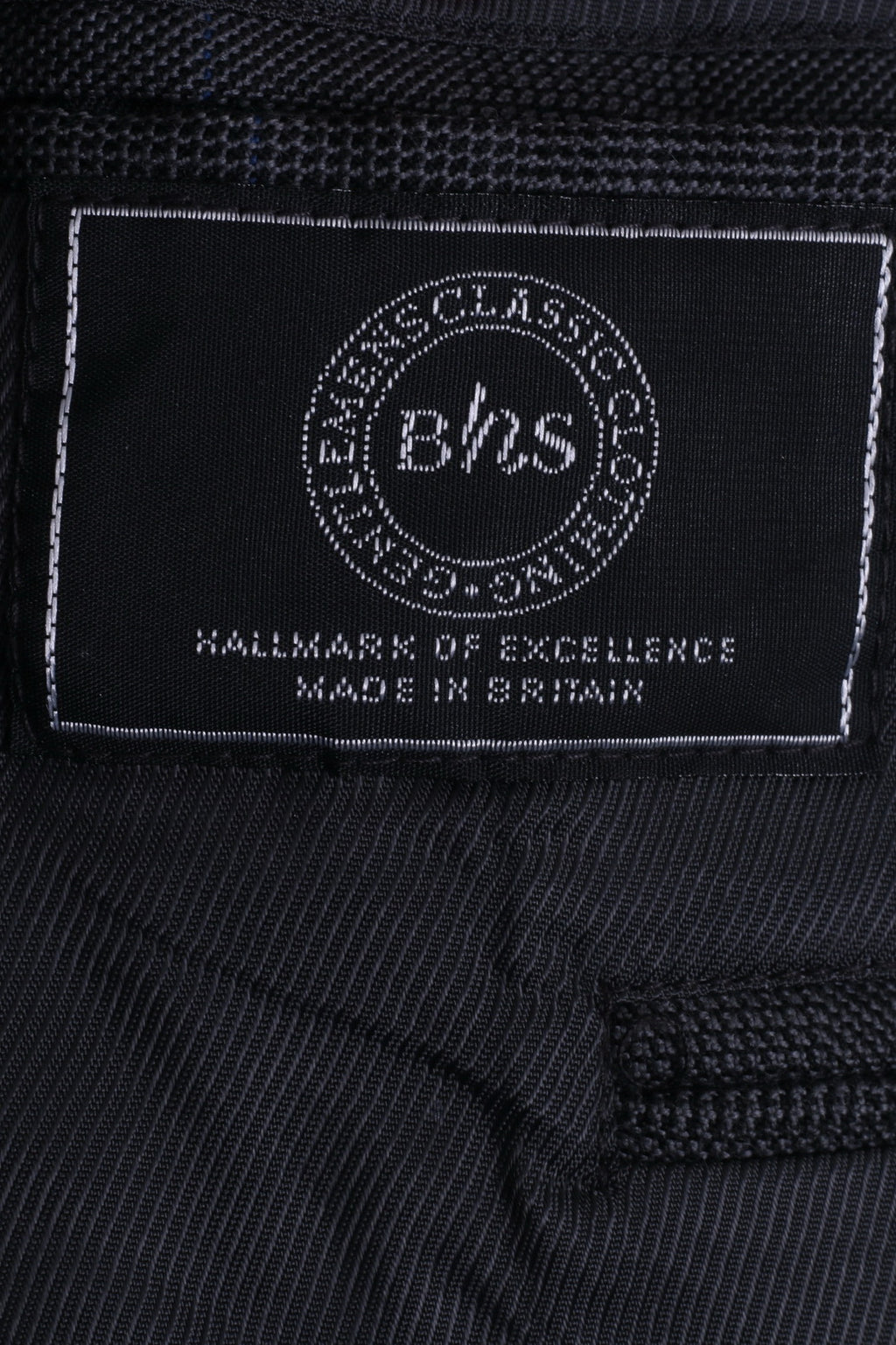 Bhs Mens 40 ''M Blazer Mid Grey Regular Jacket Double Breasted Wool Rich Blend Check