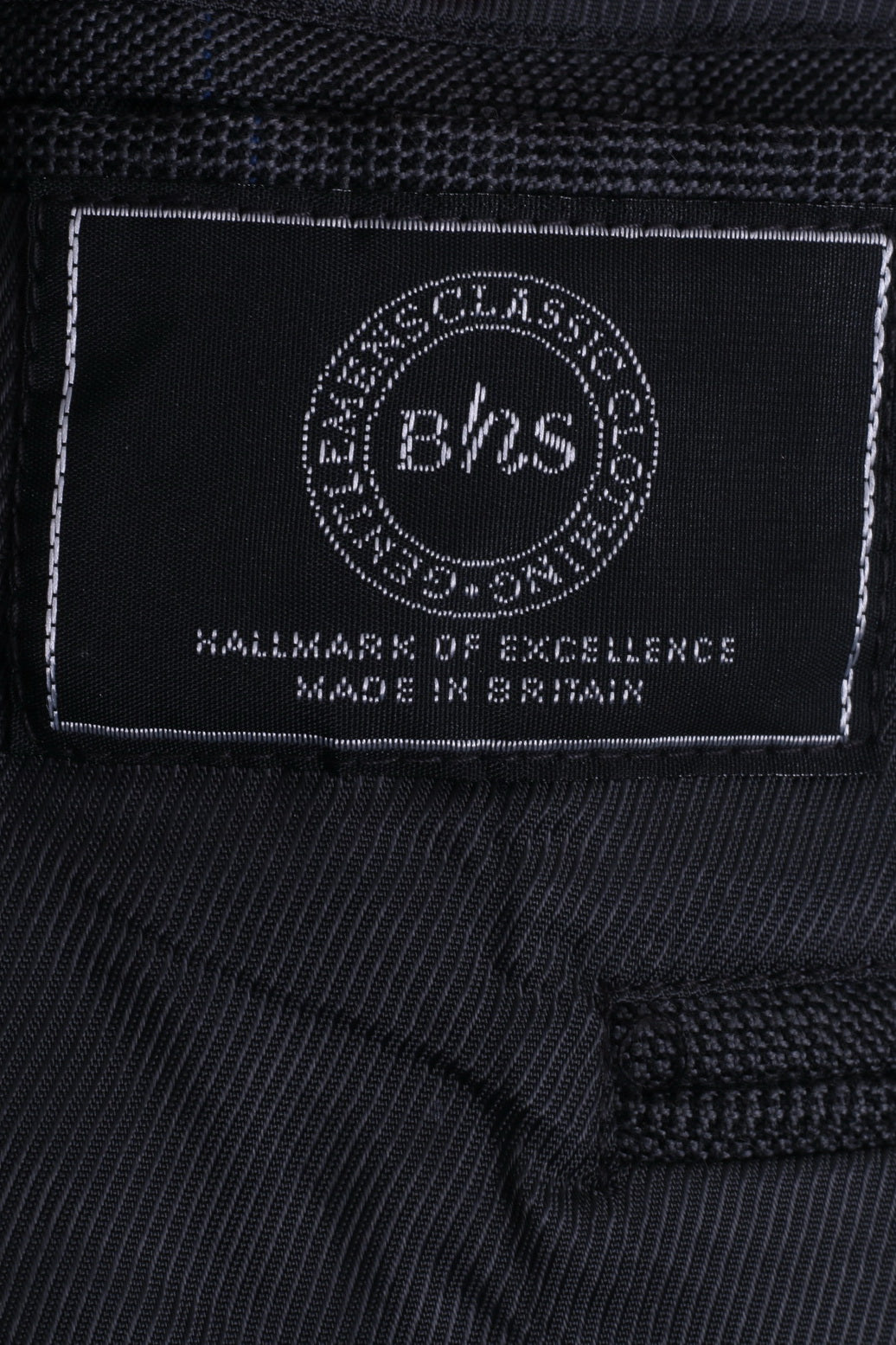 Bhs Mens 40 ''M Blazer Mid Grey Regular Jacket Double Breasted Wool Rich Blend Check