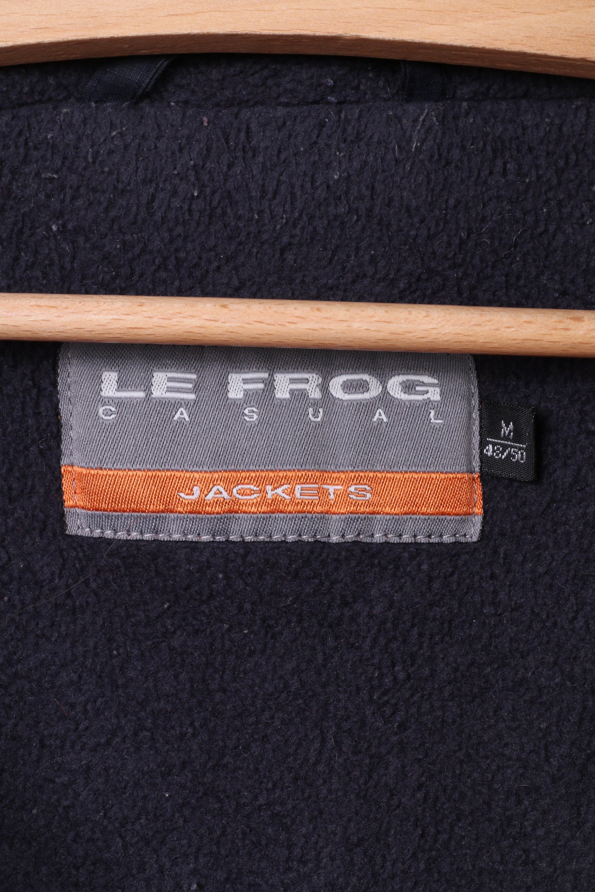 Le Frog Casual Veste d'hiver rembourrée avec fermeture éclair complète pour homme M 48/50