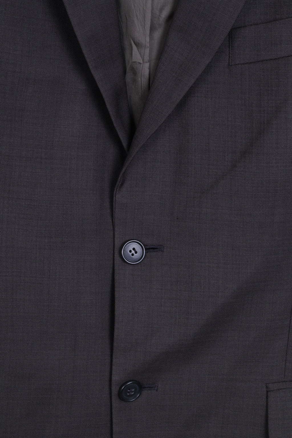 Marks&Spencer Mens 40'' M Blazer Jacket Grey Single Breasted Wool - RetrospectClothes