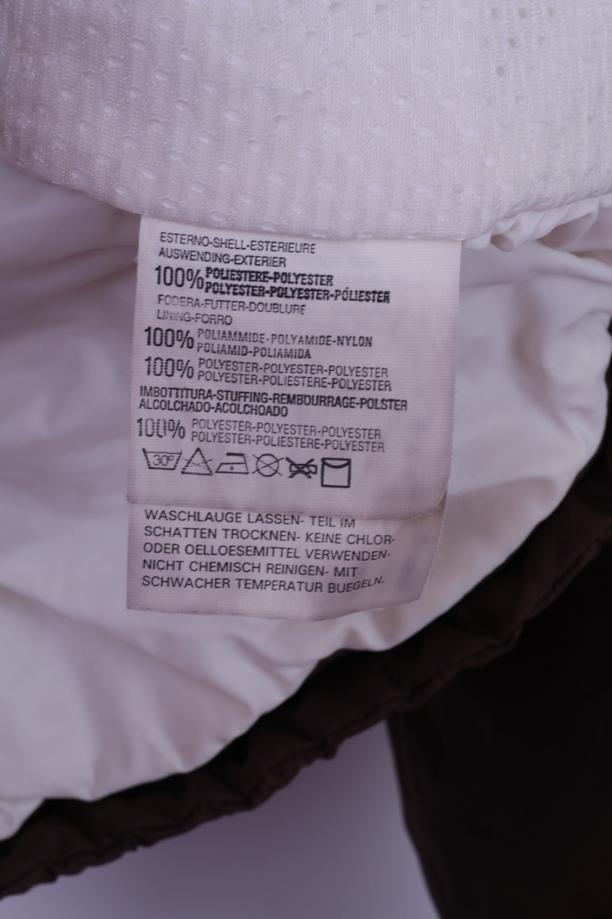 Chervo Sports Womens 38 40 Jacket Brown Authentic Ski Wear hooded Zip Up Parka