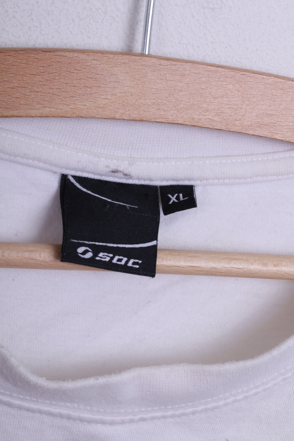 Mens XL T-Shirt White Cotton Crew Neck Football League Championship - RetrospectClothes