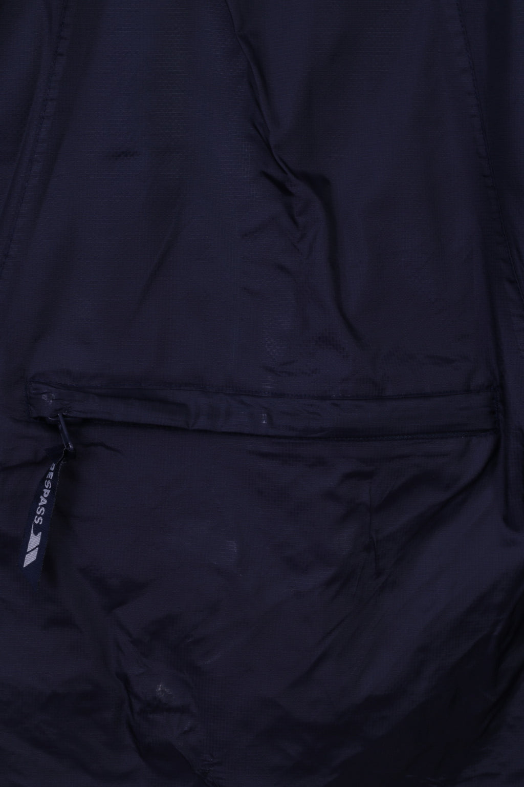 Trespass Giacca da donna L Giacca in nylon blu scuro impermeabile Adventure Outdoor con cappuccio