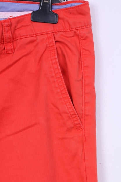 Tommy Hilfiger Mens 14 34 Casual Pants Orange Cotton Lightweight Pants Regular Fit